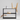 Libreria HYLLER METAL 100x75, nero