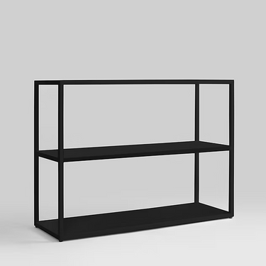 Libreria HYLLER METAL 100x75, nero