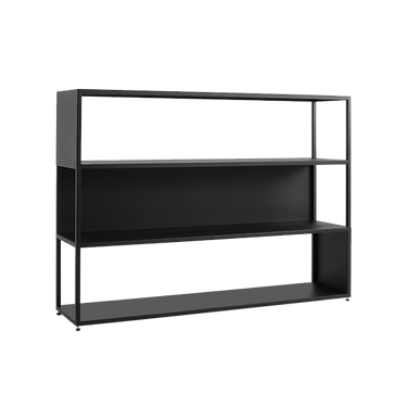 Libreria HYLLER SIDE METAL 150×110 nero o bianco