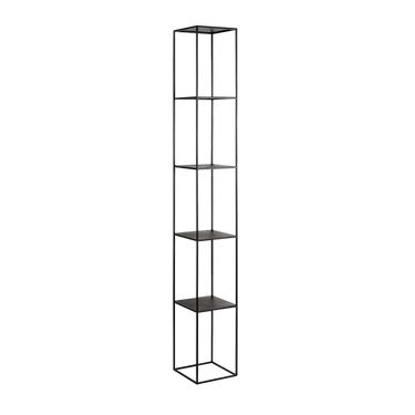 Libreria TENSIO PILLAR 5F 230x30 - nero