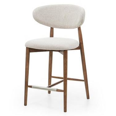 Sgabello da pranzo beige/marrone MIRALI