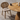 Sedia in legno SUMBA, rattan, velluto, naturale/marrone chiaro, MOQ