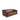 3 SEAT SOFA COVERED IN LEATHER WITH WALNUT WOOD FRAME