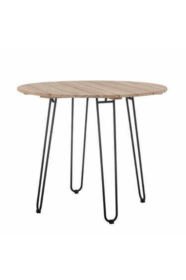 Tavolo da pranzo Molito, colore naturale, certificato FSC® 100 %, in teak.
